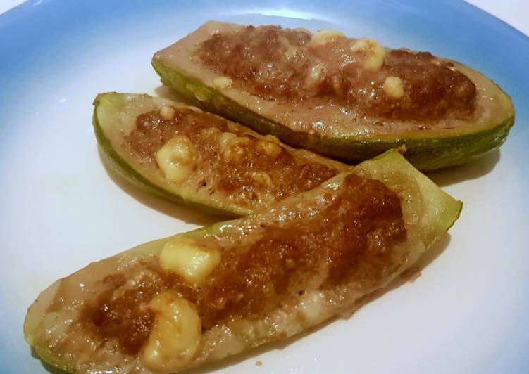 Zucchine ripiene svuota frigo