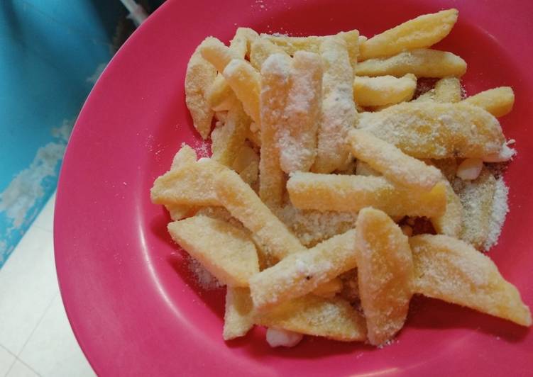 Cara Gampang Membuat Kentang Goreng ala ala MCD(French Fries potatoes) yang Sempurna