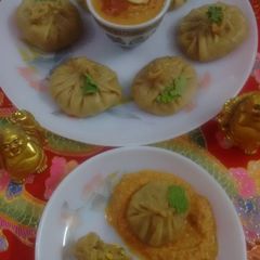 A picture of Healthy veg momos.