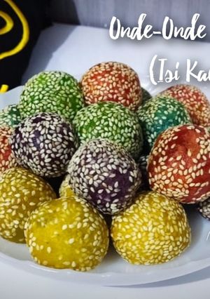 Foto resep Onde-Onde Pelangi Isi Kacang Merah