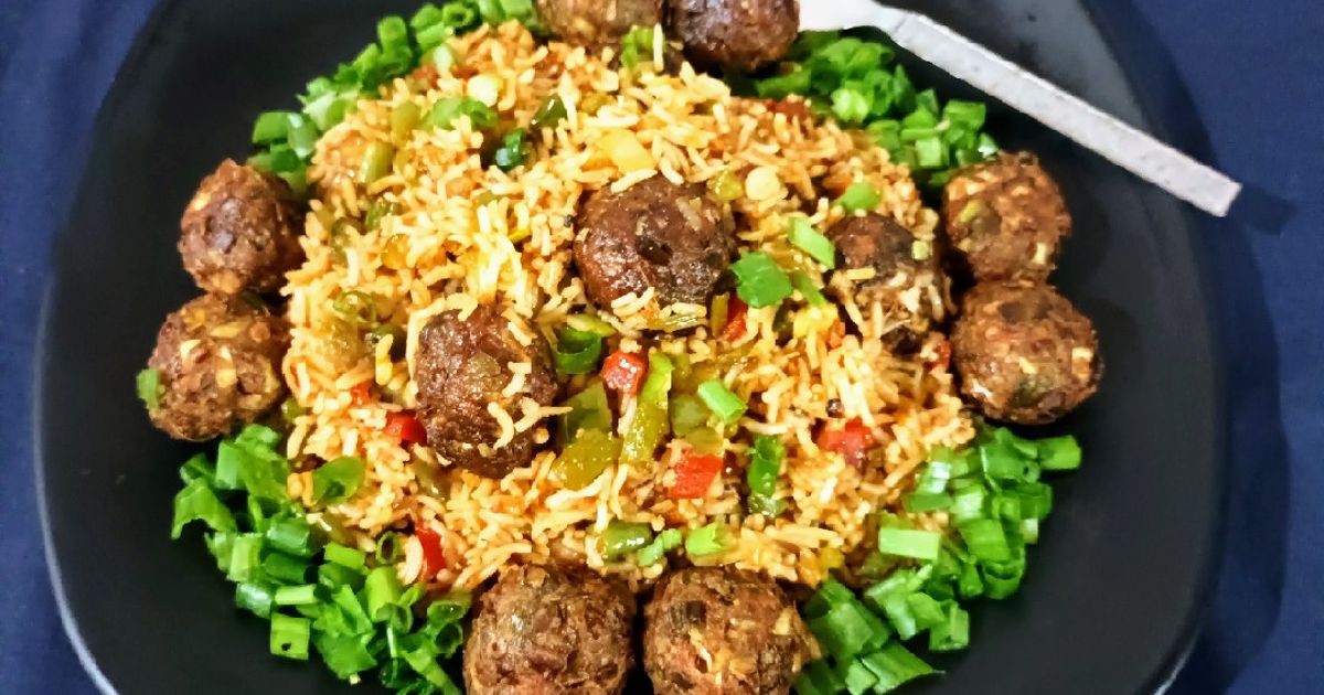 Menchie Fried Rice Manchurian Fried Rice Recipe by Purvi Modi - Cookpad