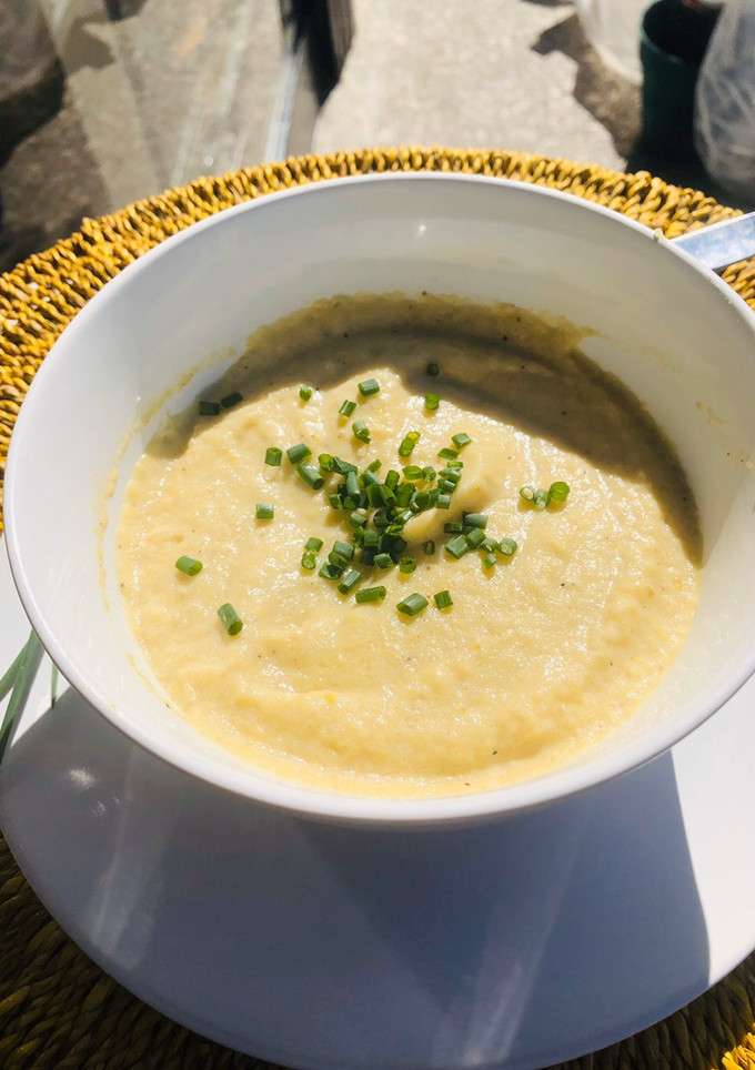 Una foto de Keto - Sopa crema de zucchini fácil, económica y rápida