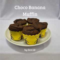 Choco Banana Muffin-レシピのメイン写真