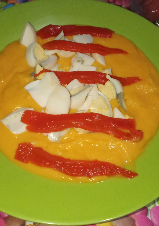 Una foto de Puré de calabaza
