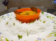 A picture of grain boiled rice