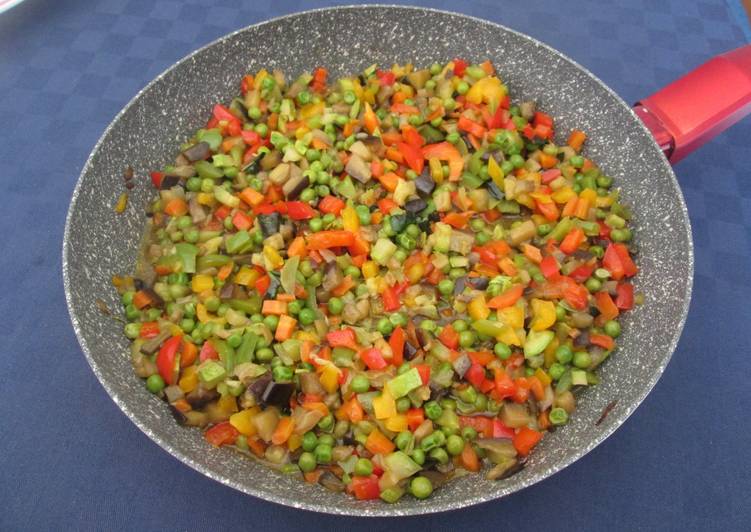 Dadolata di verdure croccanti