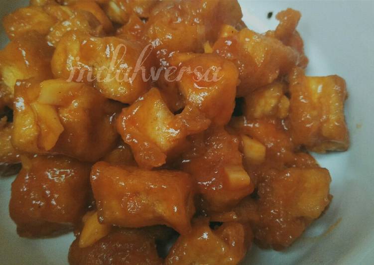 Tahu crispy saus pedas manis simpel, praktis, ekonomis