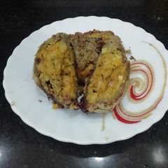 A picture of Stuffed Sprouted Moong Dal Dhokla.