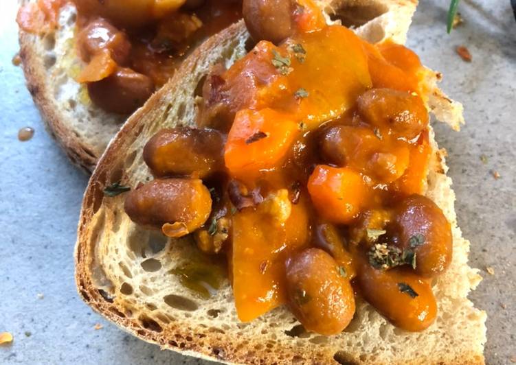 Step-by-Step Guide to Make Super Quick Homemade Cotiche e fagioli su crostoni di pane