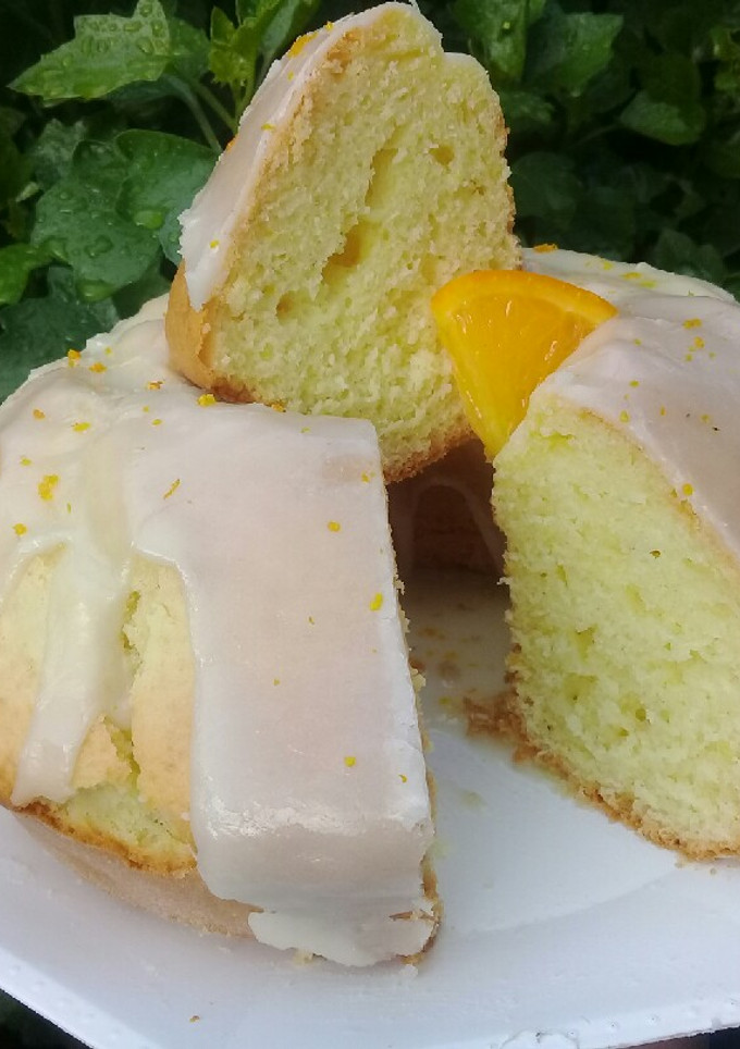Una foto de Budín de Naranja 🍊!! Glaseado, riquísimo 😊