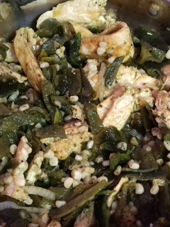 Una foto de Pechugas con rajas a la crema