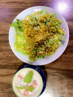 A picture of Chicken Biryani my style.