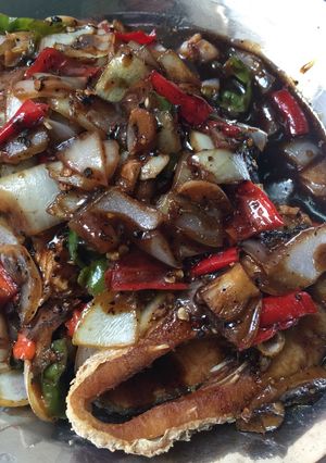 Foto resep Kakap Goreng Saus Lada Hitam