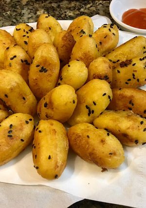 Hình của món Khoai lang kén !.