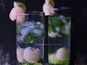 Gambar minuman mojito leci