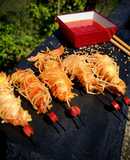 Twister de gambón y fideos chinos 🦐