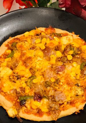 A picture of Wheat base pizza.