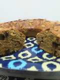 Budín integral de bananas y maní saludable