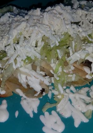 A picture of Tacos de papas fritas.