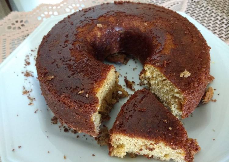 Bolo simples sem glúten e sem Lactose