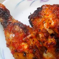 A picture of Chili pepper Grilled Chicken.