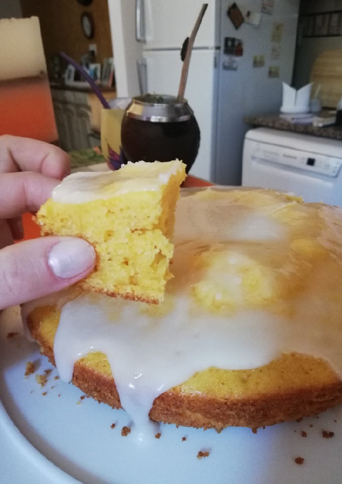 Una foto de Torta de naranja y zanahoria