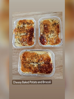 Foto resep Cheesy Baked Potato and Brokoli