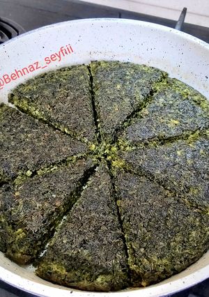 عکسی از دستور کوکو سبزی به صرفه 🌱