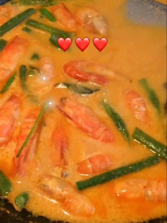 Foto resep Udang gulai kacang panjang + tahu