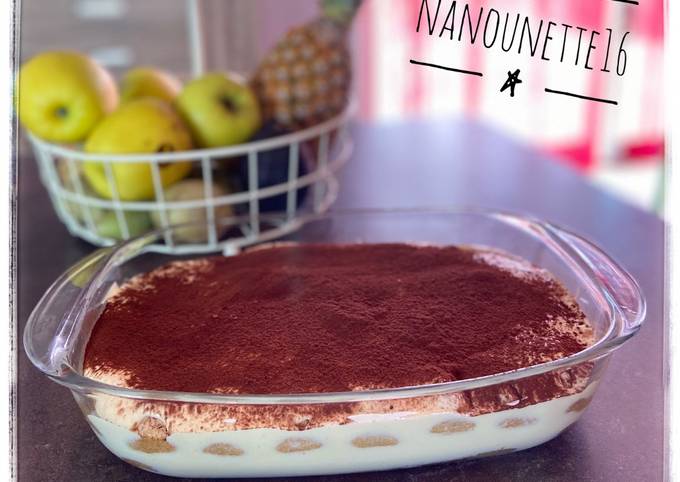 Recette Délicieux Tiramisu au café