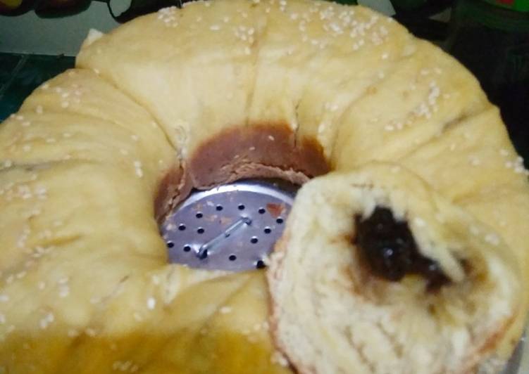 Resep Roti pisang cokelat teflon🥐 Anti Gagal