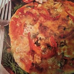Grilled veg Pizza Paratha A picture of Grilled veg Pizza Paratha.