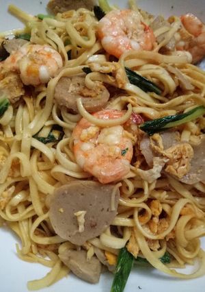 Foto resep Mie goreng seafood
