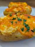 Patatas rellenas de pavo y queso