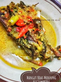 Foto resep Mangut Ndas (kepala) Manyung ala Semarang
