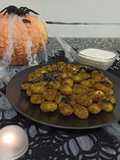 Huevos de araña (Gnocchis- Ñoquis con crema de queso)