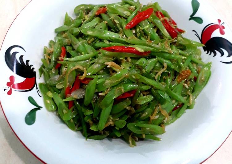 Resep Tumis Buncis Teri Pedas, Menggugah Selera