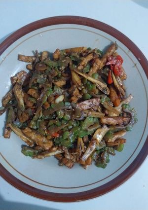 Foto resep 3.Tumis pare tempe teri