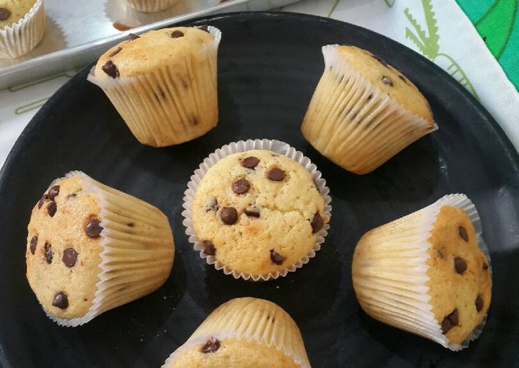 Resep Vanilla Chocochips Muffin Anti Gagal