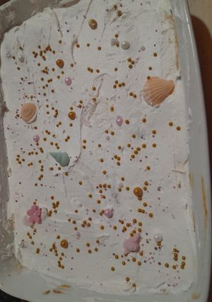 Una foto de Torta fácil y rápida de galletas de soda tipo tiramisú