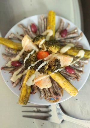 Φωτογραφία της συνταγής Γαύρος 🐟🐟🐟 στον φούρνο. Υγιεινός και νόστιμος 👌