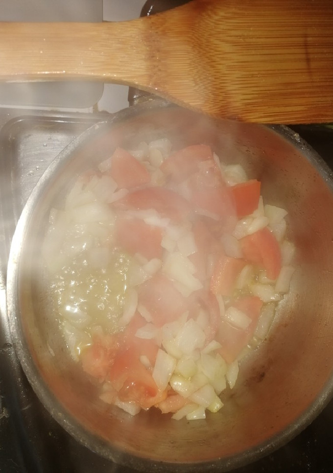 Una foto de Pechuga de pollo en salsa