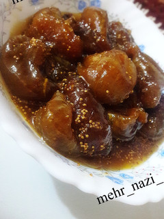 عکسی از دستور مربا انجیر