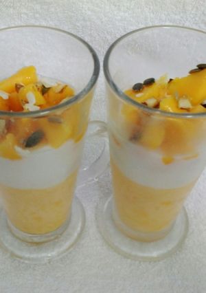 A picture of Mango falooda.