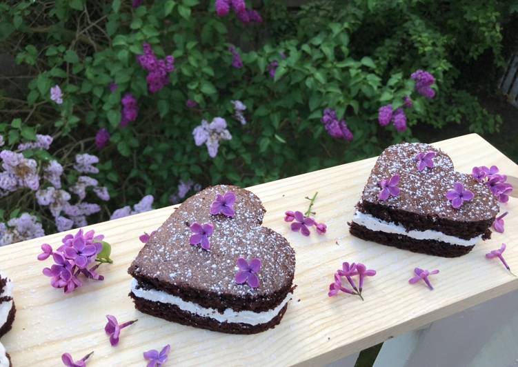 Chokoladekage med kokosguf - Rimmers Køkken