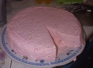 Una foto de Torta de yogurt kéfir keto