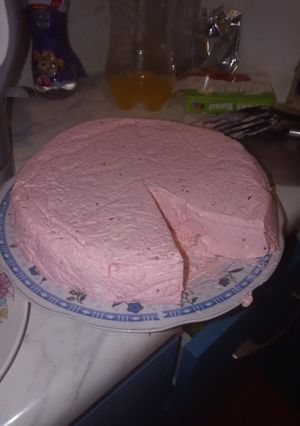 Una foto de Torta de yogurt kéfir keto