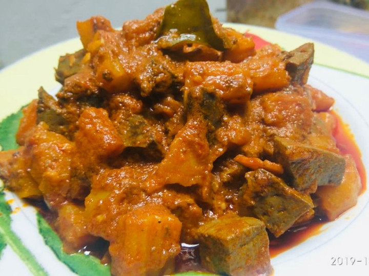 Resep Sambal goreng kentang hati sapi Anti Gagal