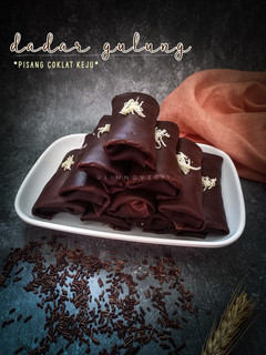 Foto resep Dadar gulung pisang coklat keju