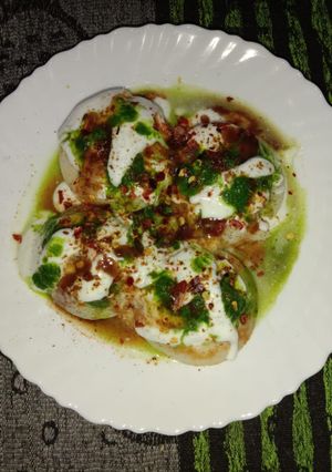 A picture of Non fried dahi vada.